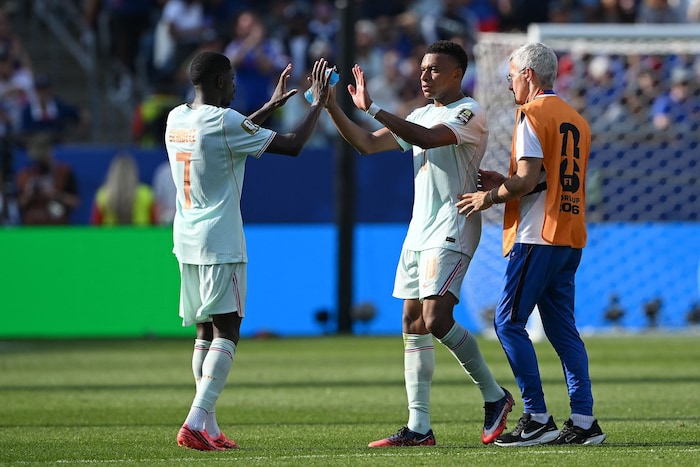 Teure Offensiv-Power: Ousmane Dembele und Kylian Mbappe