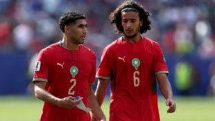 Die Marokko-Stars Achraf Hakimi und Ayyoub Bouaddi