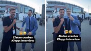 Jürgen Klopp und Zlatan Ibrahimović beim freundschaftlichen „Infight“