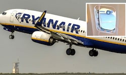 Vor zehn Tagen musste eine Ryanair-Maschine umkehren, nachdem ein Passagier teilweise aus einem ...