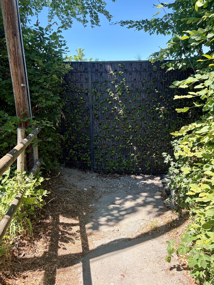 Die „Mauer des Anstoßes“.