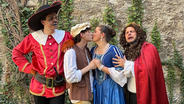 Hannes Grabner, Müller Mike Lackner, Prinzessin Darija Wirnsberger, König Andreas Brunner