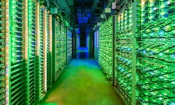 Hier sehen Sie ein Google-Rechenzentrum: Auch in Oberösterreich wird gerade ein riesiges ...