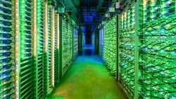 Hier sehen Sie ein Google-Rechenzentrum: Auch in Oberösterreich wird gerade ein riesiges ...