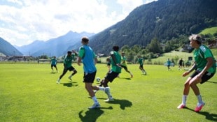Wacker bei besten Trainingsbedingungen im Stubaital.