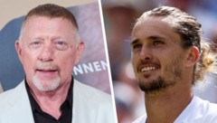 31 Jahre nach Boris Becker (li.): Mit Alexander Zverev steht wieder ein Deutscher in einem ...