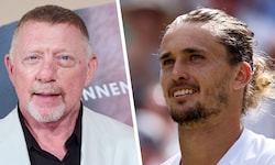 31 Jahre nach Boris Becker (li.): Mit Alexander Zverev steht wieder ein Deutscher in einem ...