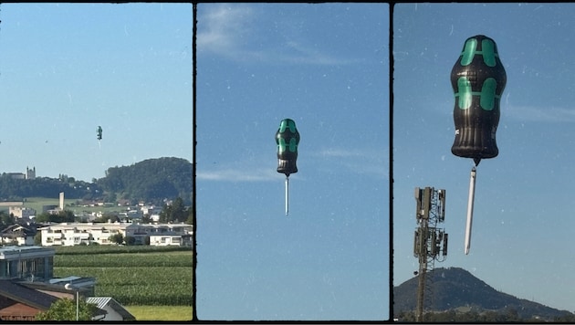Was nähert sich hier der Stadt Salzburg?