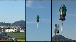 Was nähert sich hier der Stadt Salzburg?