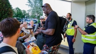 Der Superstar gab sich in Salzburg ganz besonders Fan-nah.