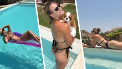Das Leben ist schön. Aryna Sabalenka genießt den Sommer.