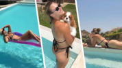 Das Leben ist schön. Aryna Sabalenka genießt den Sommer.