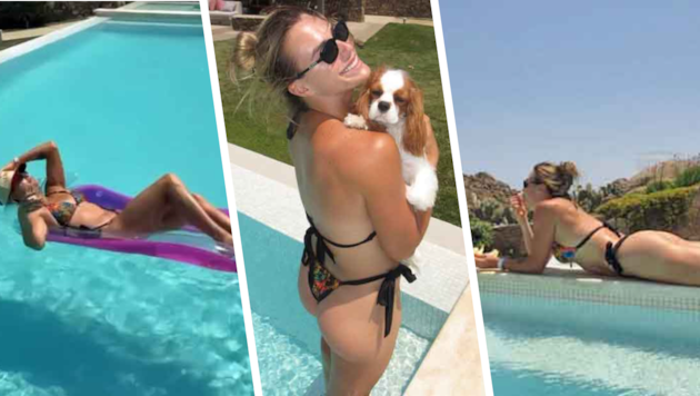 Das Leben ist schön. Aryna Sabalenka genießt den Sommer.