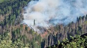 Der Waldbrand in Virgen in Osttirol dürfte bald gelöscht sein.