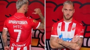 Marko Arnautotic läuft künftig für Roter Stern Belgrad mit der Rückennummer 7 auf.