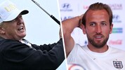 Offenbar auf Wunsch Donald Trumps spielten der US-Präsident und Englands Starstürmer Harry Kane ...