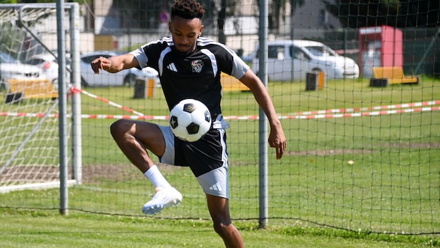 Thierno Ballo hat für den WAC ausgedribbelt.