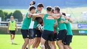 Bei Rapid herrschte im Trainingscamp in Freistadt gute Stimmung.