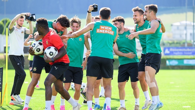 Gute Laune bei Rapid – auch am 23. Juli in Andorra?