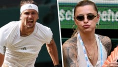 Alexander Zverev (li.) und Sophia Thomalla