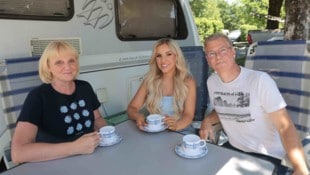 Natalie Holzner und ihre Familie gingen bereits früher oft gemeinsam Campen. Die Starnacht ...
