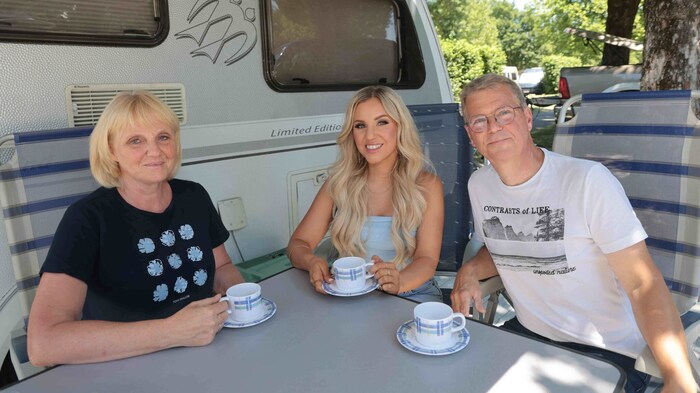 Natalie Holzner und ihre Familie gingen bereits früher oft gemeinsam Campen. Die Starnacht ...