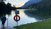 Der deutsche Badegast sprang mit Rettungsring ins Wasser und rettete die 60-Jährige. 