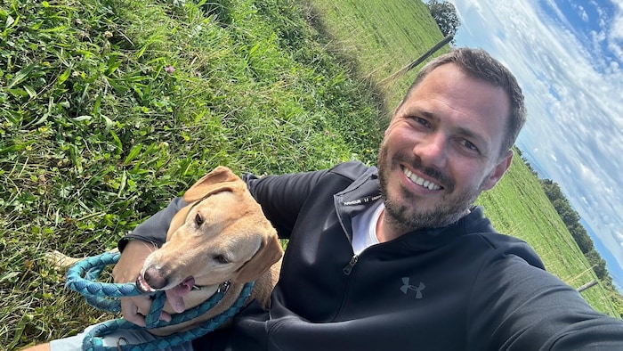 Auf der Pfangberg-Runde mit „Helmut“.