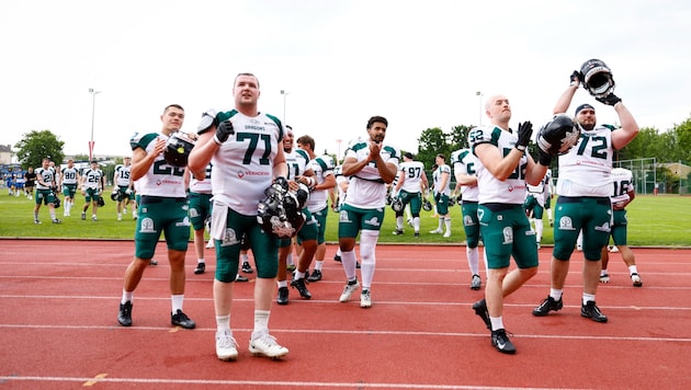 Jubel bei den Danube Dragons.