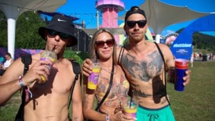 Sommer, Sonne und dazu ein Smoothie: Beim heurigen Electric Love Festival durfte auch was ...