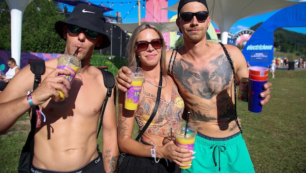 Sommer, Sonne und dazu ein Smoothie: Beim heurigen Electric Love Festival durfte auch was ...