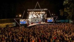 Die Ostbucht-Arena bei der Starnacht am Wörthersee.