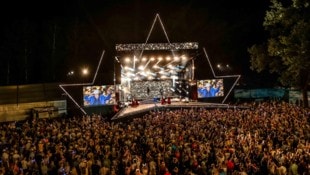 Die Ostbucht-Arena bei der Starnacht am Wörthersee.