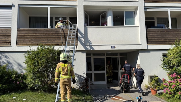 Die alarmierte Feuerwehr konnte den Brand rasch löschen-