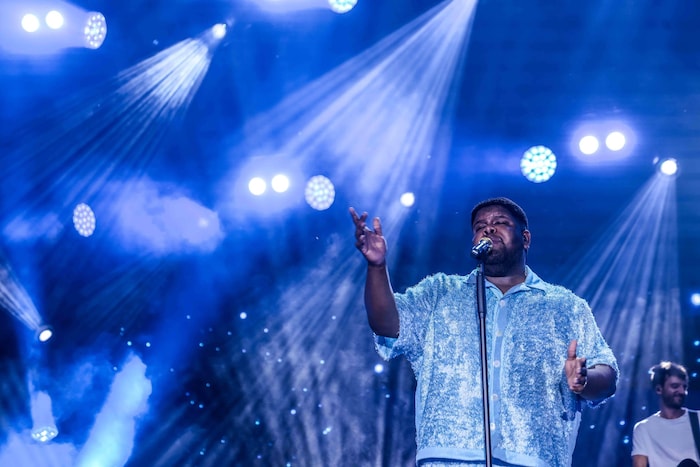 US-Popstar-Ray Dalton riss die Menge mit seiner Stimme mit.