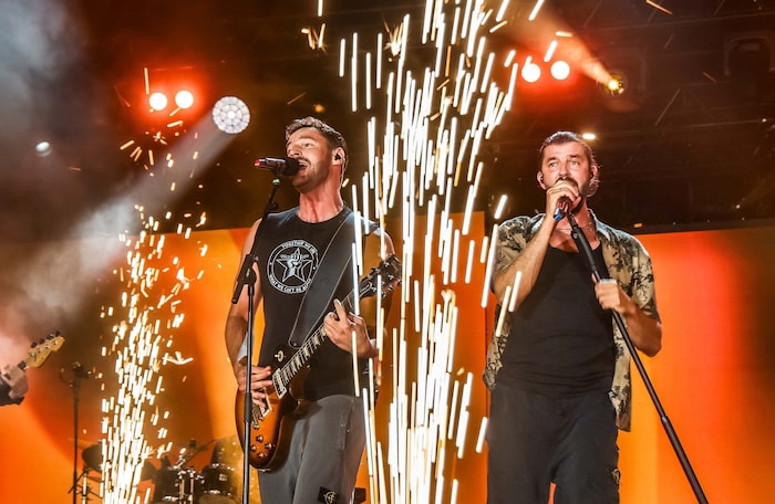 Pizzera & Jaus „wärmten“ sich für ihr heutiges Konzert auf