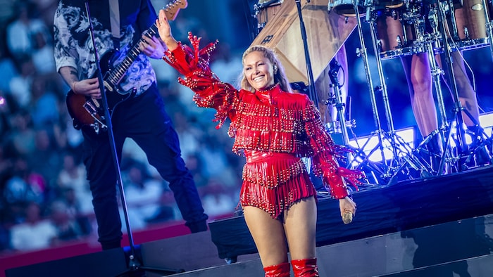 Ein herzliches „Hallo“ an ihre österreichischen Fans. Helene Fischer fühlt sich in der ...