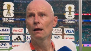 Norwegen-Trainer Stale Solbakken ließ nach dem WM-Aus den Tränen freien Lauf.