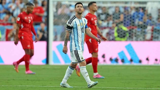Lionel Messi erzielte erstmals seit zehn WM-Spielen kein Tor.