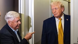 US-Senator Lindsey Graham und US-Präsident Donald Trump