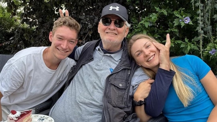 Gangl mit Sohn Max und Tochter Elisabeth
