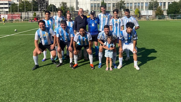 In Wien lebende Argentinier spielten am LAC-Platz ein Länderspiel gegen in Wien lebende ...