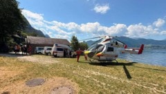 Die Rettung brachte den Verletzten ins Spital.