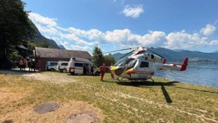 Die Rettung brachte den Verletzten ins Spital.