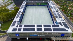 Im Hofmann Personal Stadion kam es zu den Ausschreitungen.