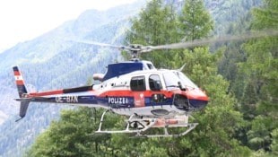 Der Polizeihubschrauber „Libelle“ war im Einsatz.