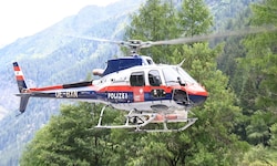 Der Polizeihubschrauber „Libelle“ war im Einsatz.