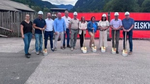 Spatenstich für das modernisierte Altstoffsammelzentrum in Bad Eisenkappel