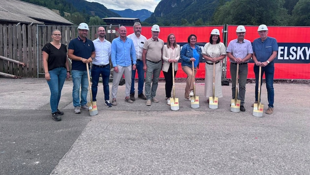 Spatenstich für das modernisierte Altstoffsammelzentrum in Bad Eisenkappel