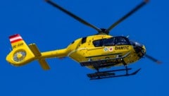 Die Verletzte wurde mittels Tau geborgen und ins Spital geflogen.